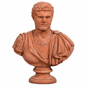 Impruneta Terracotta Büste des Imperators Caracalla